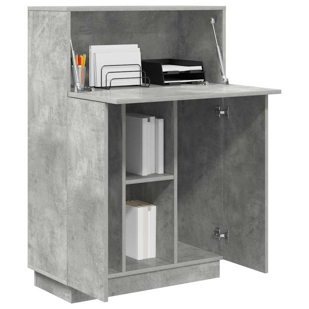 Concrete Grey Desk 71.5 x 31.5 x 106.5 cm Particleboard
