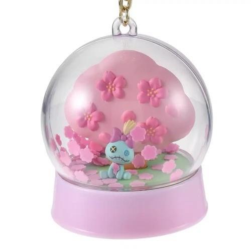 Disney store Japan Tokyo Stitch Scrump Sakura Diorama Keychain 2026