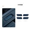 Italian Suede Interior Stickers for ZEEKR 9X 2025 2026 Car Door Window Lift Decal Air Outlet Frame Trim Strip Center Dash Panel