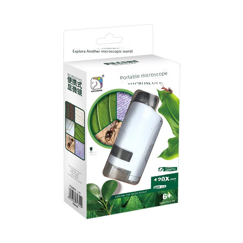 Portable High-Definition Handheld Microscope for Children's Science Education and Experiments
