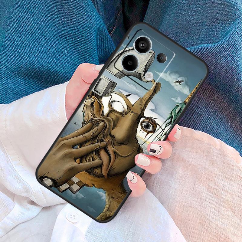 Salvador Dali Art Cover For Xiaomi Redmi Note 14 13 Pro 12 11 9 10 9S 10S 11S 12S Redmi 14C 10C 12C 13C Case