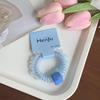 Korean High Elasticity Seamless Telephone Cord Hair Tie – Durable Hair Accessory for Influencers