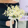 5/10/20Pcs 26cm Silk Artificial Daisy Flowers White Daisy Fake Flower Bouquet for Party Table Decoration DIY Home Wedding Decor