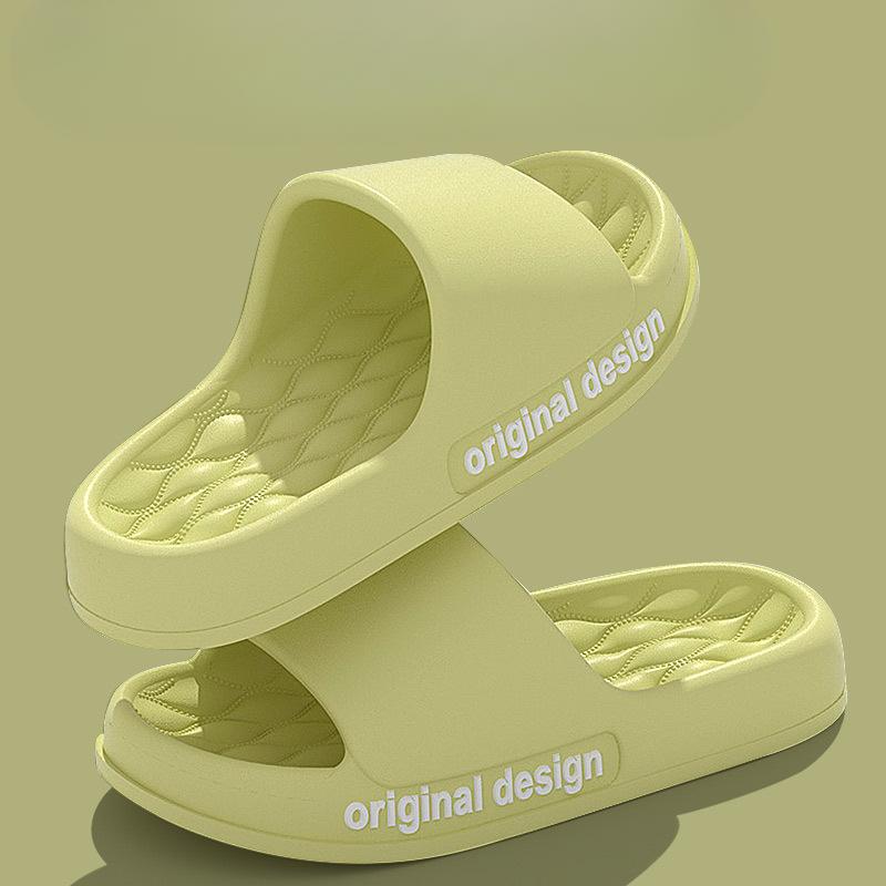 

Сандалии и тапочки, на толстой подошве, противоскользящие и не издающие запаха, домашняя обувь Fits 39-40 зелёный