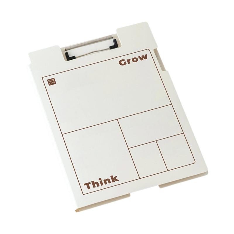 

Heavy Duty Plastic File Organiser Standard Size Flipping Clipboard Document Organiser With Metal Clip For Office School