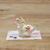 Craftsman House 2026 Zodiac Year of the Horse Glass Medium (Reiwa 8) Gold-Lacquered Ornament,