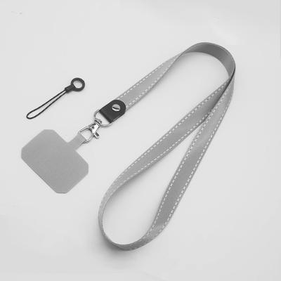 Crossbody Cell Phone Hanging Lanyard Adjustable Neck Strap With Universal Clip Gasket Anti-Lost Mobile Phone Lanyards