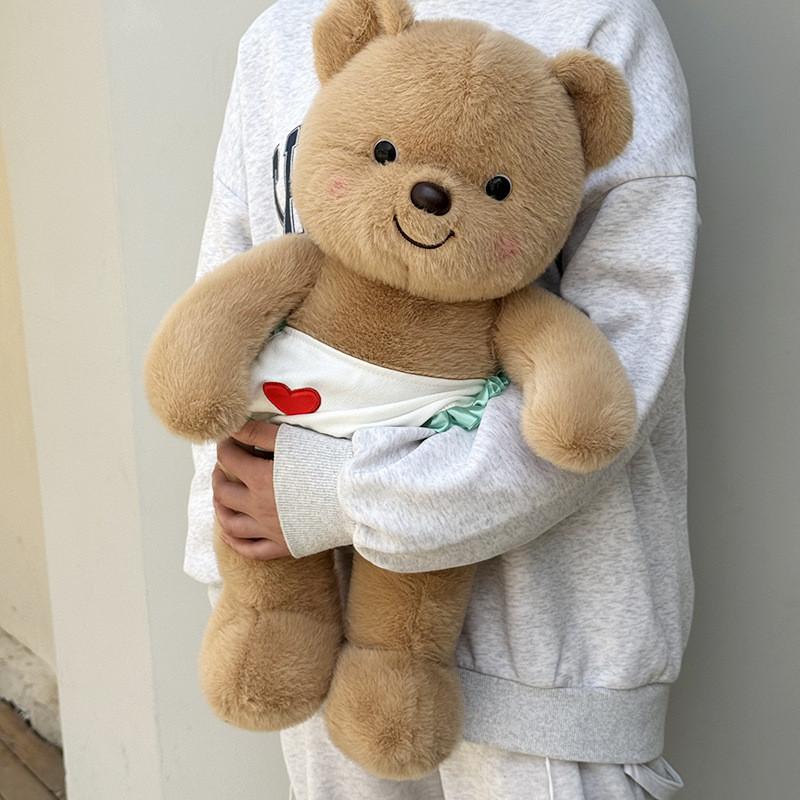 Cute Butter Bear Plush Toy Stuffed Doll Birthday Gift Soft Doll Kids Girls Lovely Gift 50cm 70cm 90cm