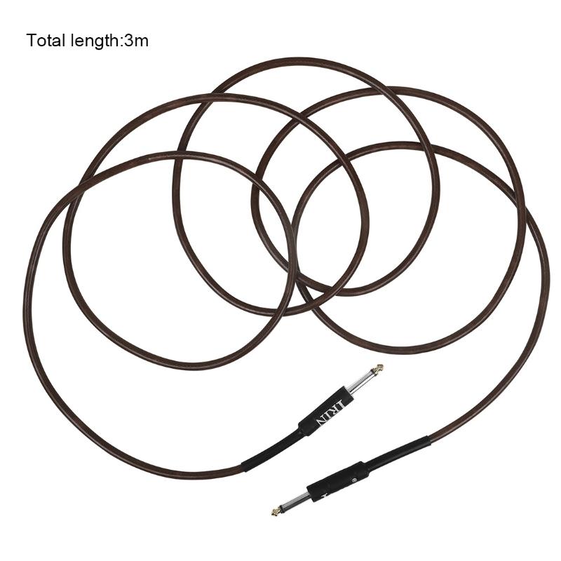 Guitar Cable Wire Cord Jack Line Audio Amp Connection Cable Noise Reduction Line Shielded Cable 3M Amp Cable Guitar Accessories