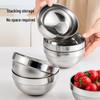 Jingdong 304 Stainless Steel Insulated Rice Bowl Set