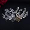Handmade Rhinestone Bridal Hair Comb Wedding Dress Accessory - Updo Side Decoration Headdress DZ042
