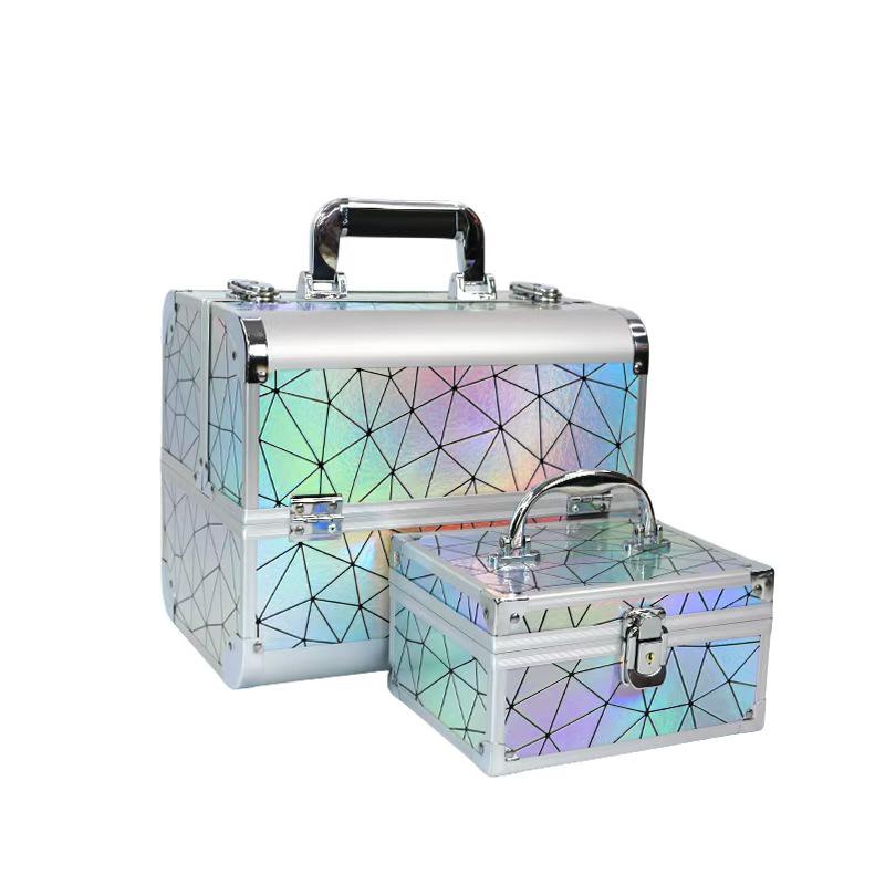 2-in-1 Professional Makeup & Nail Art Storage Case for On-Site Service