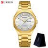 CURREN Men Watch Top Brand Luxury Sport Fashion Waterproof Male Clock Stainless Steel Military Original Quartz Wristwatch 8476