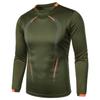 Bottom Shirt Autumn Heavyweight Waffle Long Sleeved Men'S T-Shirt High Neck Casual Pullover Knitted Sweater