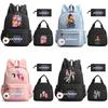 3Pcs/set Anime K-Pop Demon Hunters Printed Backpack with Lunch Bag Pengcil Case for Teenager Girl Boy Back To School Bookbag Large Capacity Travel Bag