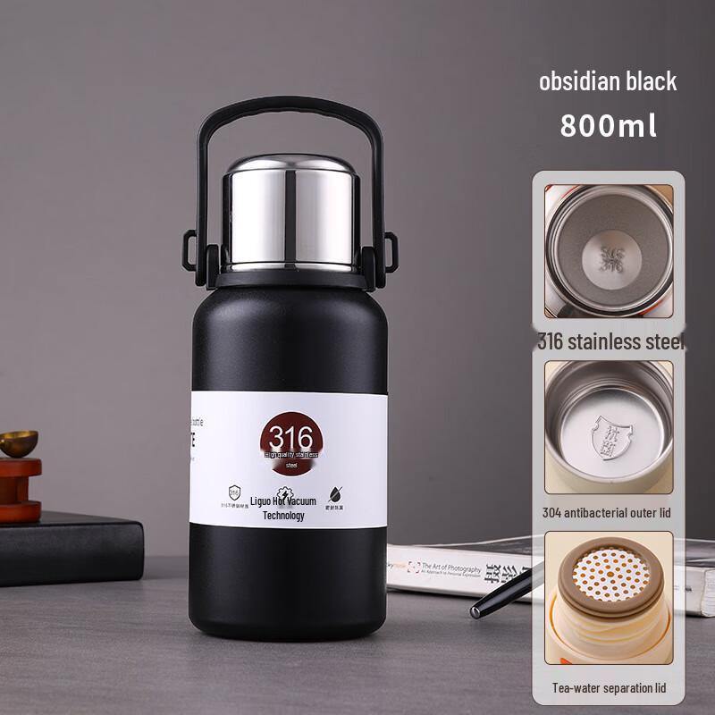 Portable Insulated Water Bottle with Handle