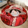 Luffy D Round Area Rug Carpet Rug For Living Room Bedroom Sofa Playroom Decor Nonslip Floor Mat