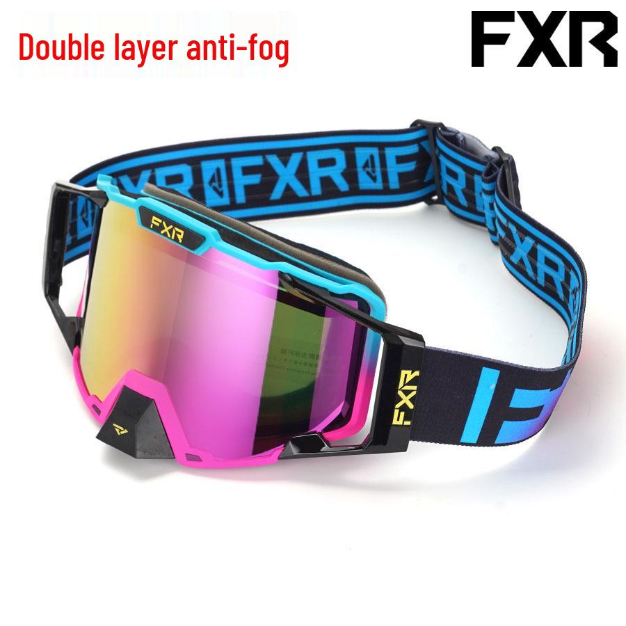 Neue FXR Doppelschicht-Anti-Fog-Brille für Offroad, Mountainbiking und Skifahren.