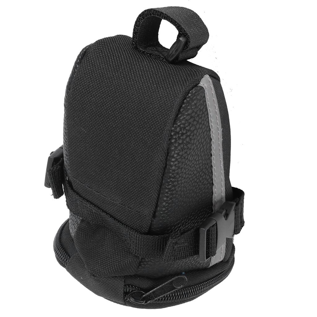 Bicycle Saddle Bag Polyester Bike Seat Bags Under Seat with Reflective Strip for Cycling