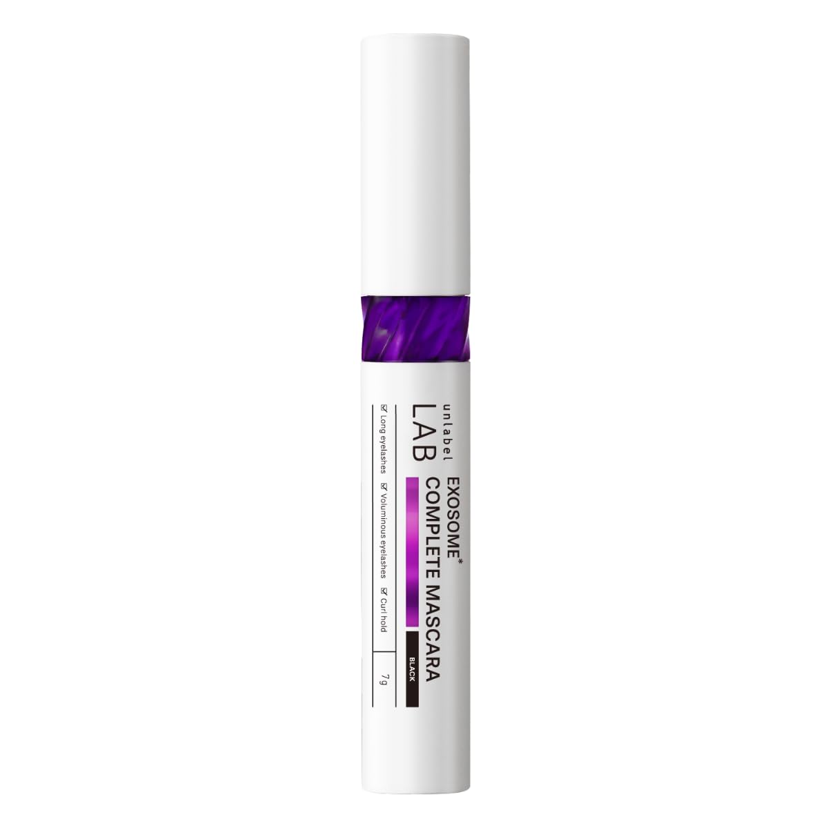 unlabel EX Complete Mascara BK Black: Long, voluminous, curl-holding mascara with 4D brush. Eyelash care1. Removes easily with warm water.