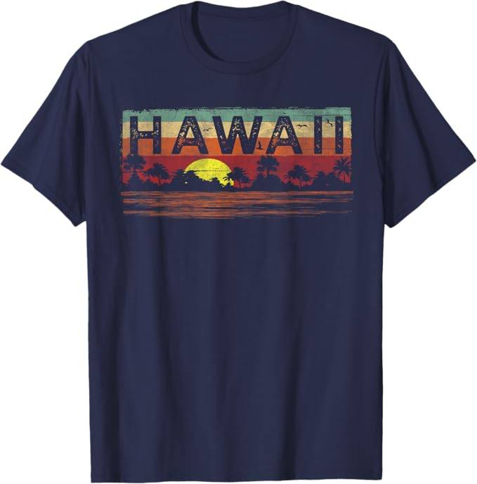 Vintage Tropical Hawaii T Shirt - Hawaiian T-Shirt Men's 2025 Summer and Fall New Fashion Graphic T-Shirts Harajuku Men Clothing