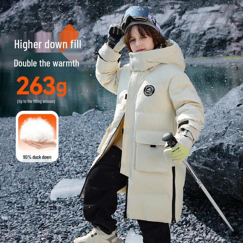 ASK JUNIOR Extreme Cold 3-Proof Thermal Kids Down Jacket 130