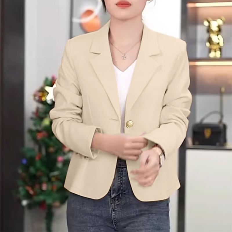 

ZANZEA Женский повседневный тонкий кардиган с отложным воротником и длинными рукавами, верхняя одежда хаки