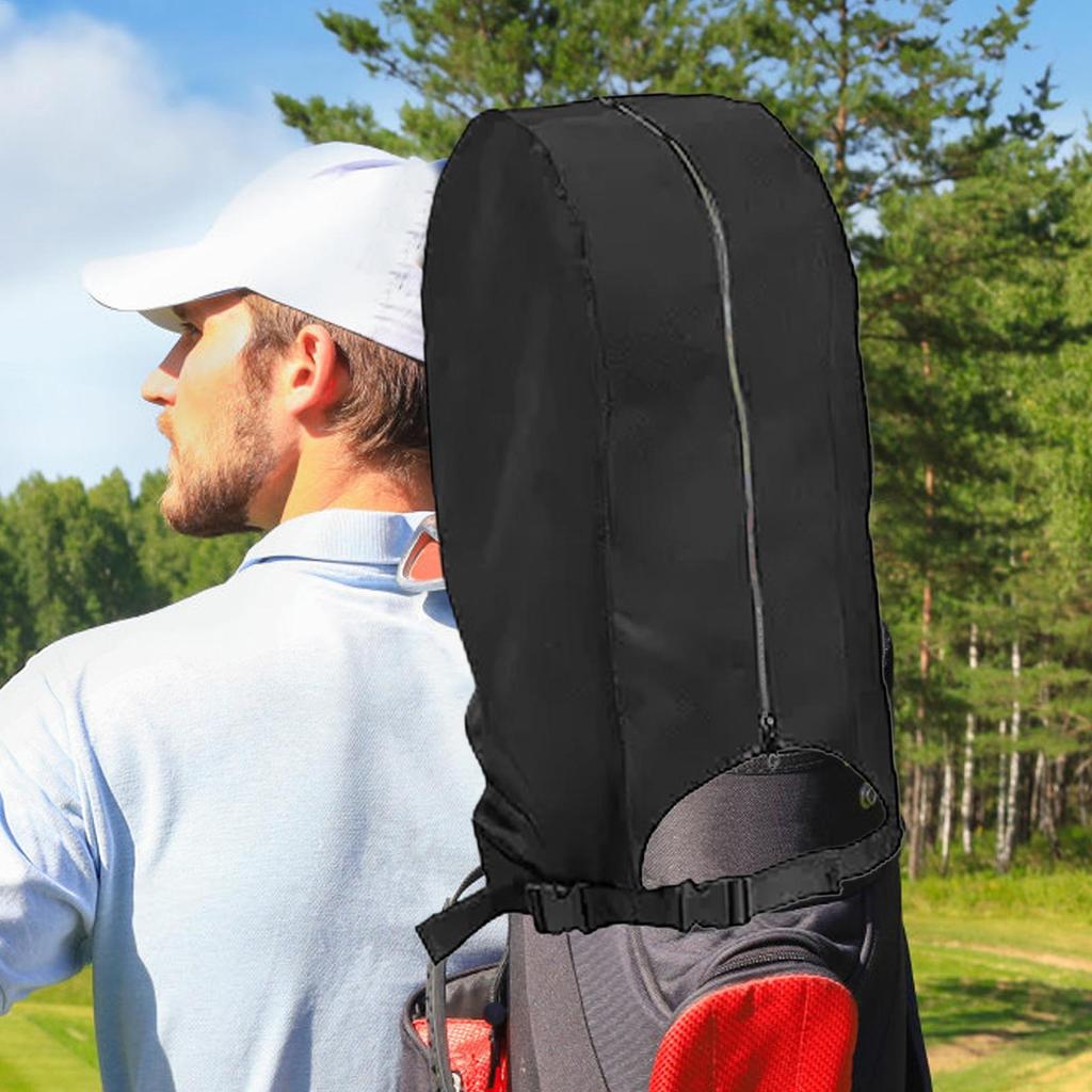 Golf Bag Rain Cover Golf Club Accessories Protector Protective Lightweight Rain Hood UV-Resistant Foldable Golfing Accessories