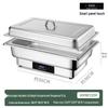Stainless Steel Self-Serve Buffet Warmer with Transparent Flip-Top for Restaurants & Hotels