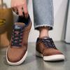 Autumn New Breathable Denim Sports and Leisure Shoes Low-top Lace-up Outdoor Versatile Men's Board Shoes