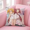 T-Trick Sakura Trick Pillow Yuri Anime Cushion Cover Linen Pillowcase Cover Soft Decor For Sofa Home Room