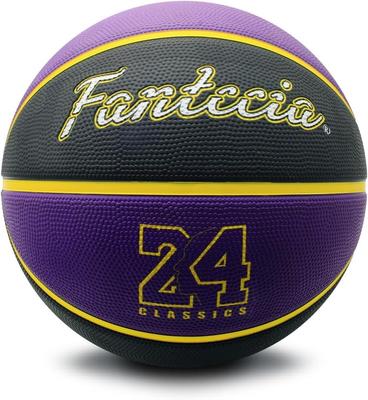 Fantecia Basketbal veľkosť 7 s pumpou Prémiová pouličná gumená lopta na tréning a hru pre mužov a ženy - Vnútorné/vonkajšie hranie,