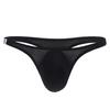 Men Briefs T Shape Thin High Elasticity Solid Color U Convex Pouch Male