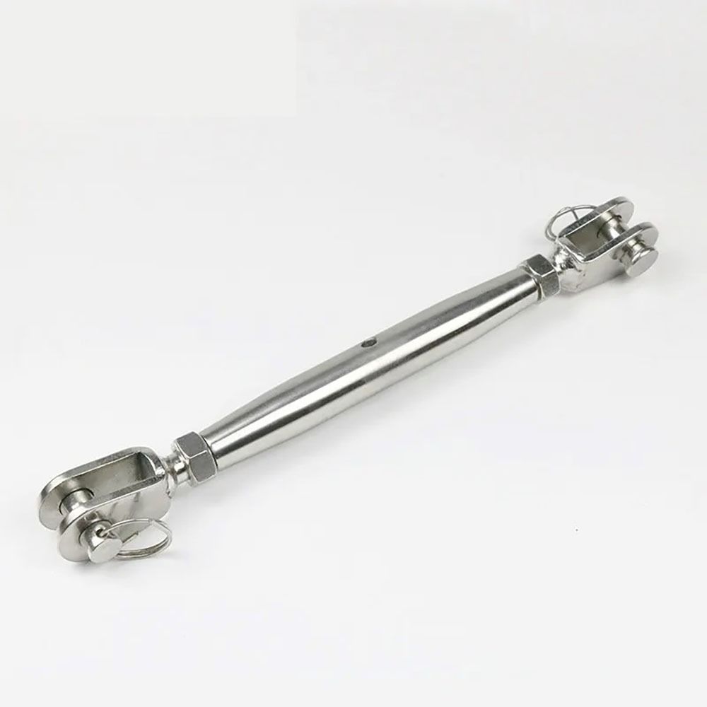 1Pcs M5-M24 Closed Body Turnbuckle 304 Stainless Steel Silver Rigging Screw Closed Body Rust Resistant