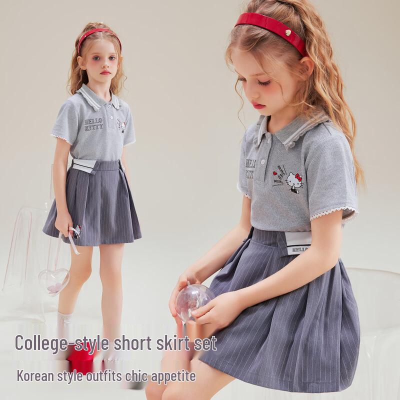 Hello Kitty Girls  Summer Casual Two-Piece Set 120