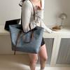 2024 Spring New Trendy Retro Handbag Street Fashion Canvas Tote Bag