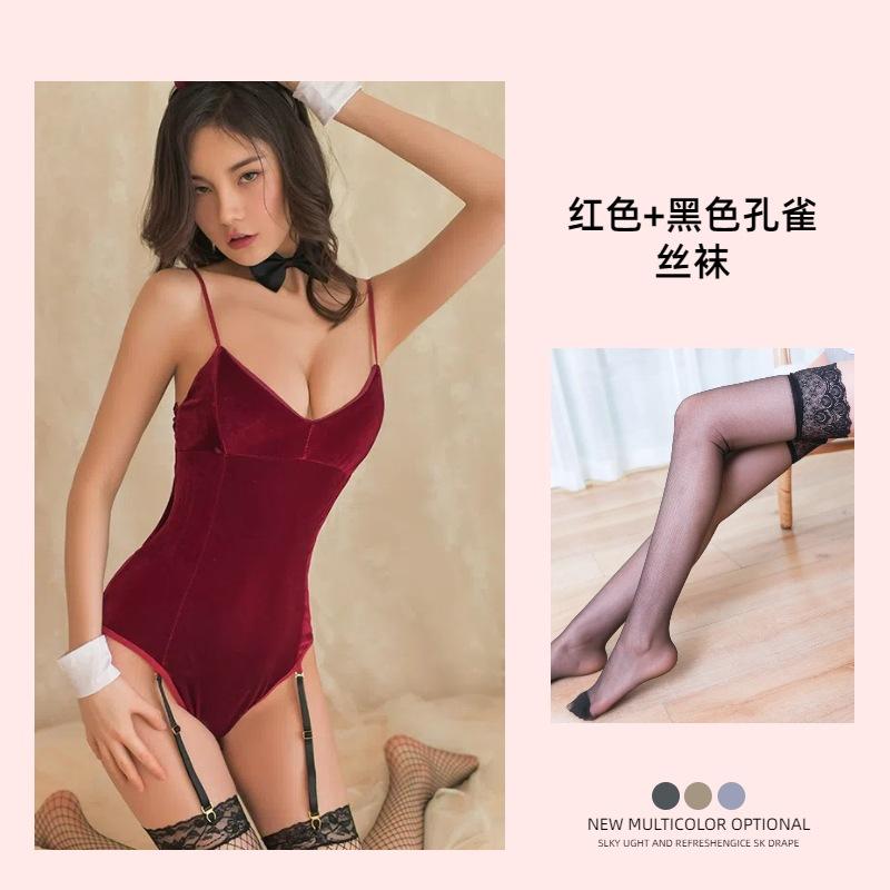 Sexy Lingerie Sexy Bunny Cosplay Sexy Onesie Garter Free Open Gear Uniform Seduction Suit