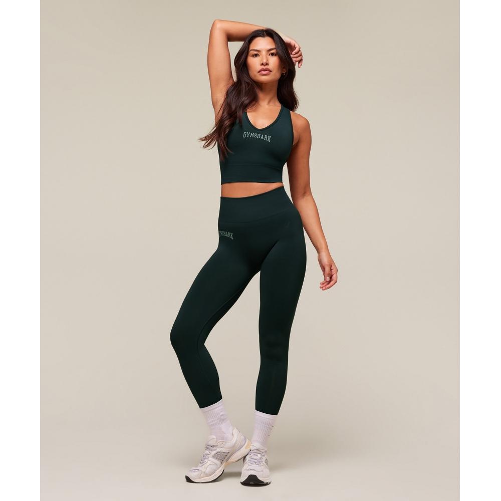 Gymshark Everyday Seamless Graphic Leggings Darkest Teal B3c9z Tbjz