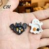 Halloween Dollhouse Decorations Miniature Bat Ghost Tray for Dollhouse, 3D Printed Diorama Props, Small Decorative Props Tabletop Decor Accessories