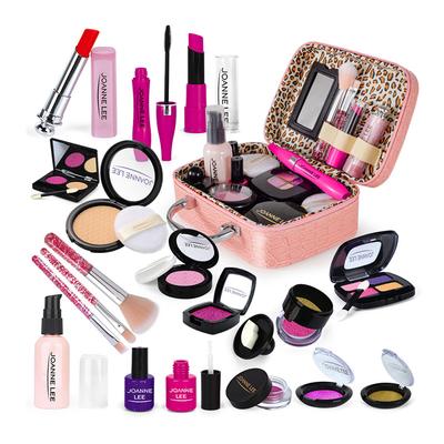 Coffret de maquillage de simulation pour enfants, jouet pour la maison de jeu, maquillage de simulation, rouge à lèvres, vernis à ongles, jouet éducatif, jeu de maquillage pour filles