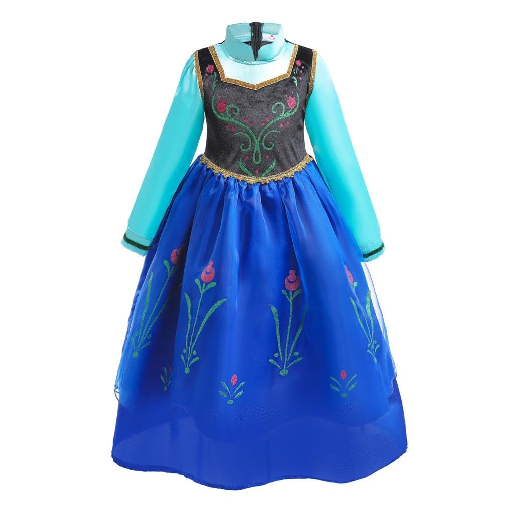 Dressy Daisy Schneeprinzessin Schwester Perfekt für und Kostüm für Mädchen ab 5 Jahren, Geburtstage, Halloween, Partys, Kleid,