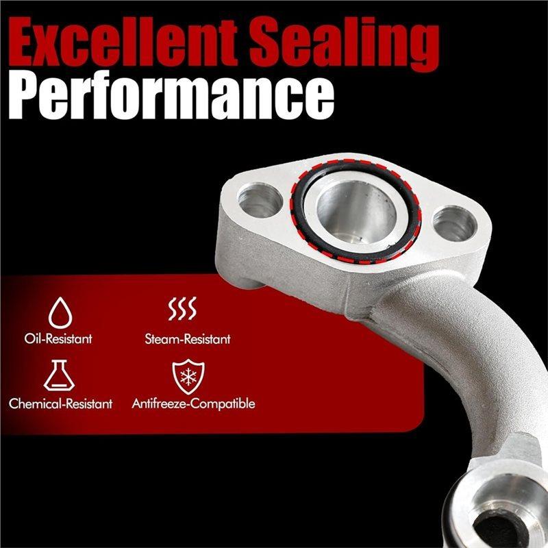 Engine Aluminum Coolant Pipe Hose 68211200AC For Jeep Grand Cherokee Car Water By Pass Tube Radiator Hose F