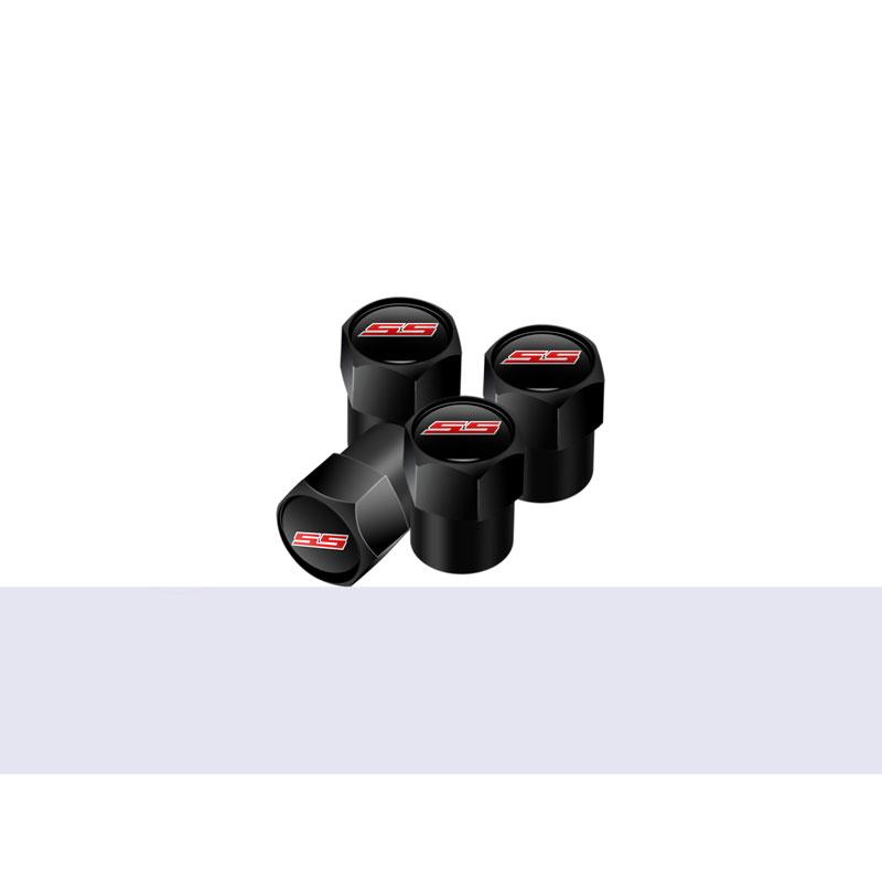 

Стайлинг автомобиля, 4 шт., металлический декор, автомобильное колесо, клапан, пылезащитные колпачки, защитная крышка, аксессуары для SS Camaro SS, логотип, эмблема