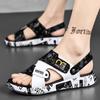 Fashion Summer Fashion Platform Slip-on Printed Outdoor Beach Men's Sandals Designer New Casual Soft Soled Men Slippers