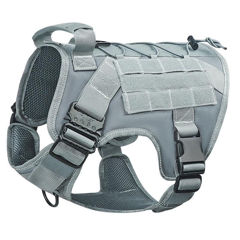 High Quality Durable Set Pet Tactical Sport Harness Padded for Comfort Heavy Duty Leash Included