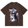 230 g/m² 100% Baumwolle Dandadan V3 Seiko Print Unisex Schweres Baumwoll-T-Shirt