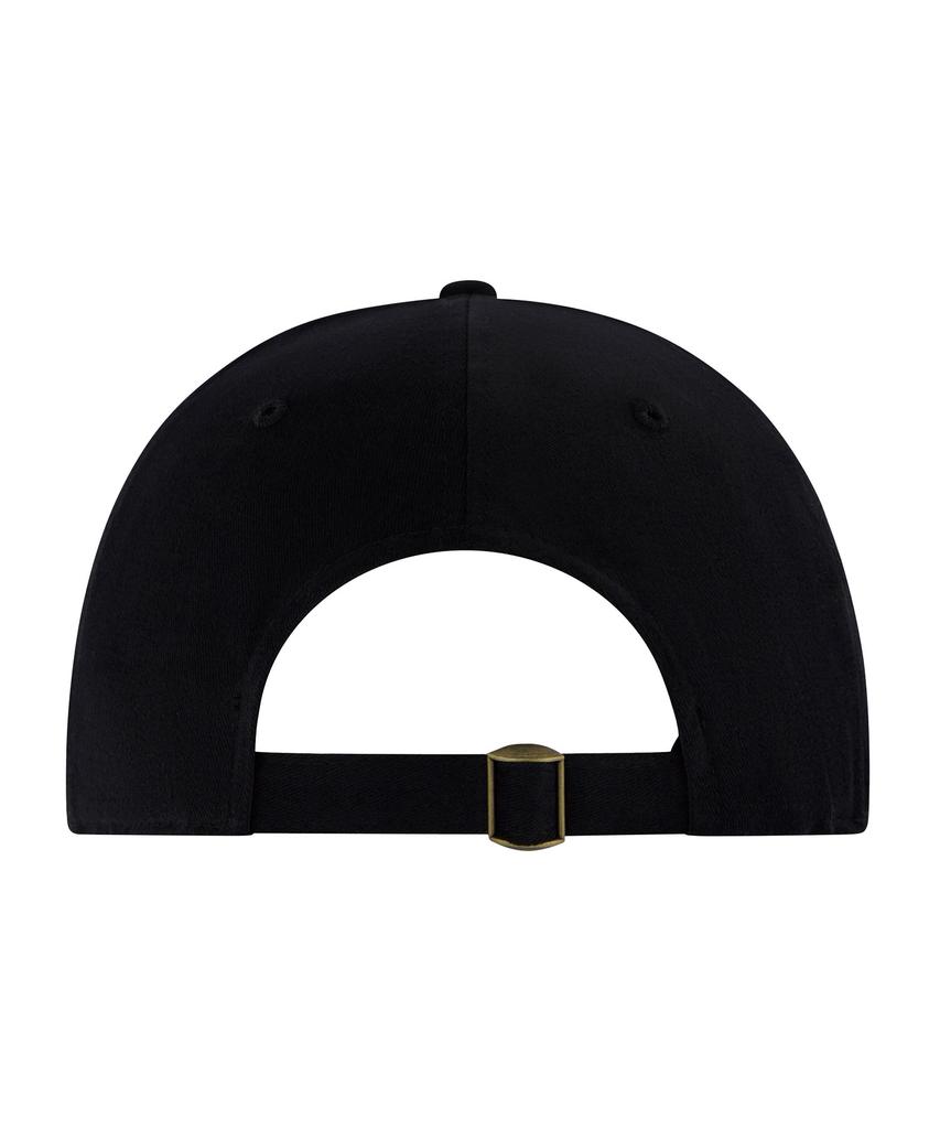 Hebeles Text Block Pitch Wash Ball Cap - Black