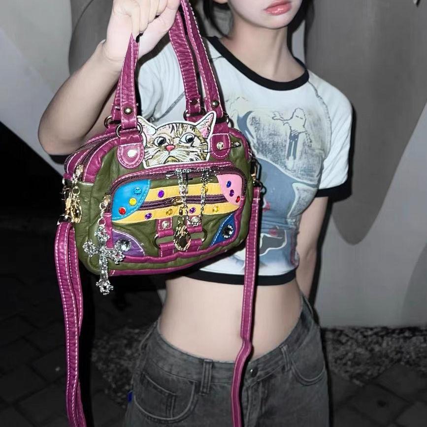 Винтажная сумка среднего винтажа y2k — фото 4