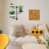 Waterproof Rotating window plant stand Green Plant Potted Metal plant frame  Wall