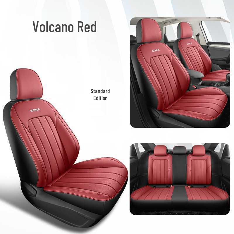 Volkswagen Bora Perforated Leather Car Seat Cushion - All-Season Mat Dedicated for Bora